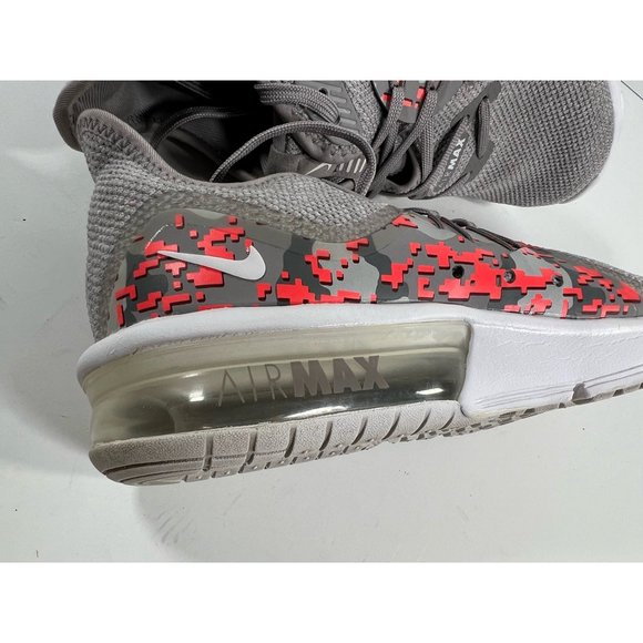 Nike Womens Air Max Sequent 3 C Running Shoes Gray AJ0005-101 Textile 7.5M - Picture 4 of 8